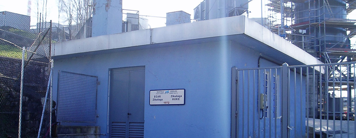 Estación de control de la papelera Zicuñaga