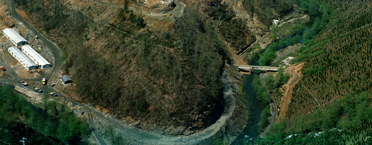 Construcción de la presa (1970)